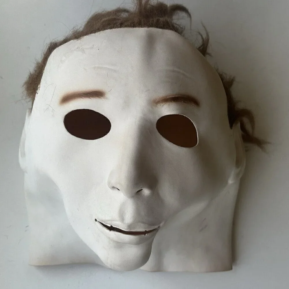 Vtg Don Post Halloween Mask Michael Myers Costume Creepy Horror Scary Prop